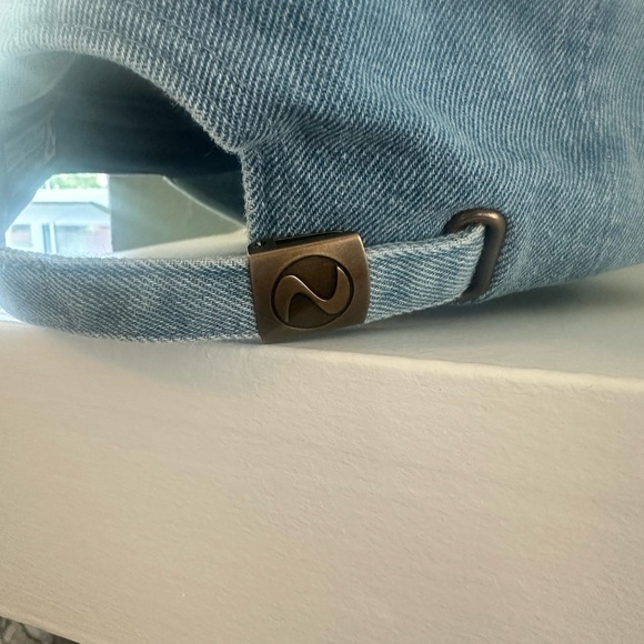 Preppy-  Denim -  Summer Camp -  Dog Baseball Hat | NWT Adjustable + Cotton - Picture 3 of 5